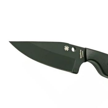 FB48PBBK Spyderco Subway Bowie fixed neck knife