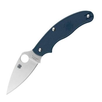 C94PCBL Spyderco UK Penknife FRN folding knife cobalt blue