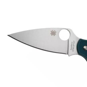 C94PDBL Spyderco UK Penknife FRN folding knife night blue