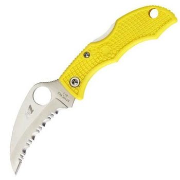 Spyderco LadyBug 3 Salt pocket knife yellow