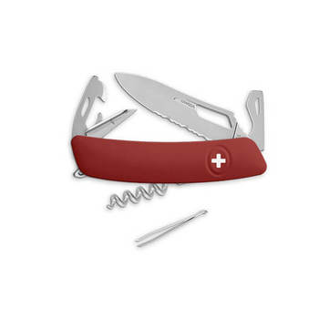 SZSH03 Swiss Army Knife Swiza Allmatt 10 pieces : ZSH03WM white - ZSH03ROM red