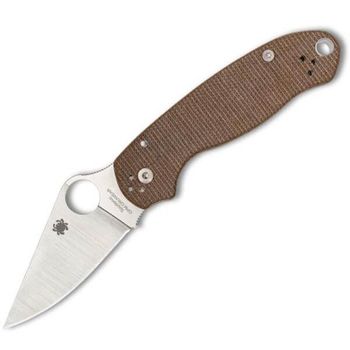 SPY C223MPCW Spyderco Para 3 micarta folding knife brown