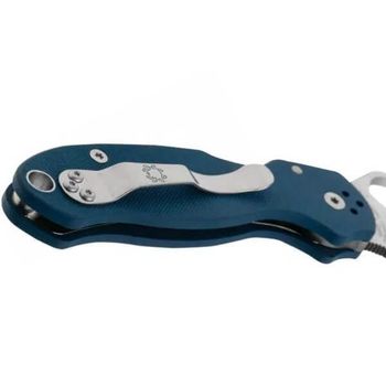 C229GPCBL-Spyderco Shaman blue pocket knife