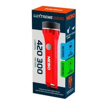 NEB.0010.RED.G Lampe torche NEBO Luxtreme Nano rouge rechargeable
