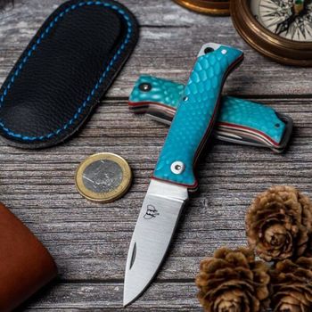 332JA Cudeman Juma folding knife blue