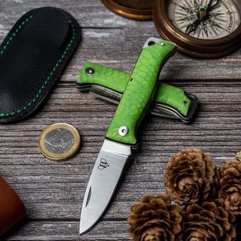 332JV Cudeman Juma folding knife green