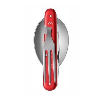 MY.992.3R Mercury 3-piece red camping cutlery set