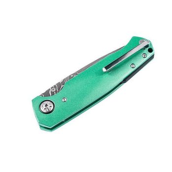 111102DAM Boker folding knife 1969 Mach-1 Damascus