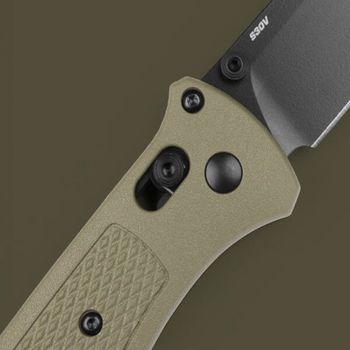 537BK-06 Benchmade Bailout Ranger folding knife green