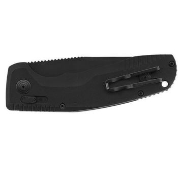 SGTACAUCOMPSBK SOG-TAC all-black D2 steel automatic knife