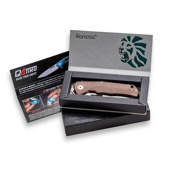 Q4.BGR LionSTEEL ‘Q4TTRO’ folding knife