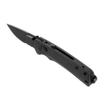 SGFLASHSBK Klappmesser Mix SOG Flash AT Blackout