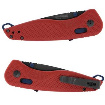 SGAEGISATRIN Klappmesser SOG Aegis AT Rescue Red/Indigo
