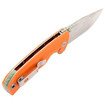 SGTELLUSFLKBLAZE SOG Tellus FLK folding knife orange