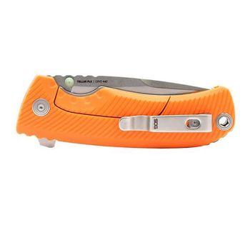 SGTELLUSFLKBLAZE SOG Tellus FLK folding knife orange