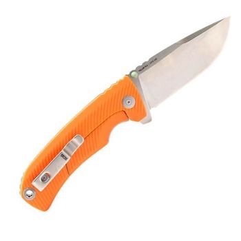 SGTELLUSFLKBLAZE SOG Tellus FLK folding knife orange