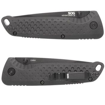SGADVBK Klappmesser SOG Adventurer LB schwarz