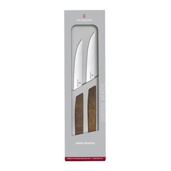 6.9000.12WG Victorinox Swiss Modern 12cm serrated steak knife set