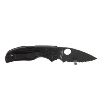 C41SBBK5 Klappmesser mit Zähnen Spyderco Native 5 ganz schwarz