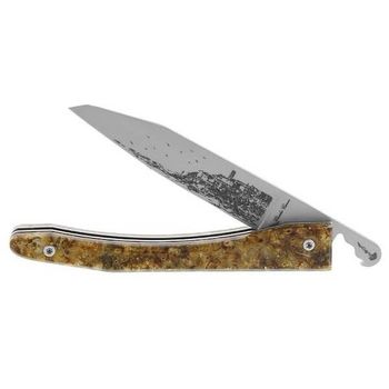 CHC.PFI Couteau pliant piémontais Charles Canon Fleurs d'immortelles corses