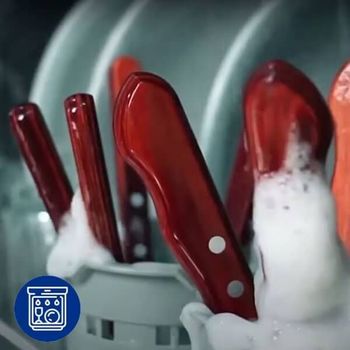 TRA.29810002 6 Tramontina ‘Jumbo’ steak knives 25cm Technobois