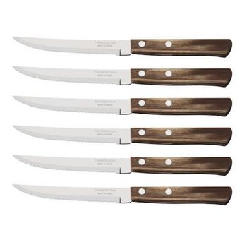 TRA.29810004 6 Tramontina Technobois steak knives 21cm