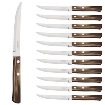 TRA.29810004 12 Tramontina Technobois steak knives 21cm