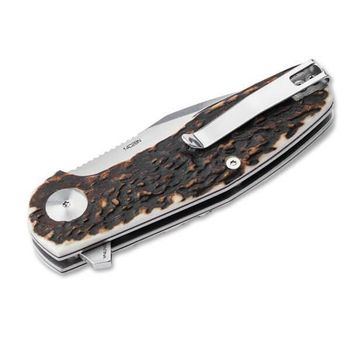 01BA3710H Klappmesser Boker Arbolito Heroina Hirschgeweih
