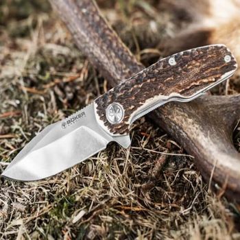 01BA3710H Klappmesser Boker Arbolito Heroina Hirschgeweih