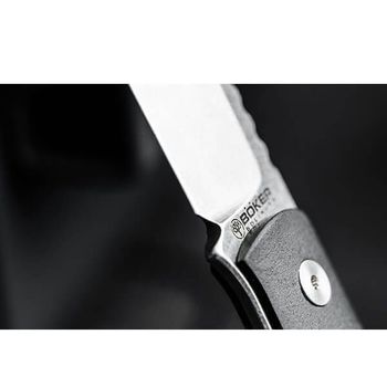 120749 Feststehendes Messer Boker BFF Packlite Black Richlite