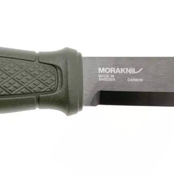 MO14528 Feststehendes Messer Mora Black Garberg grün aus Karbonstahl