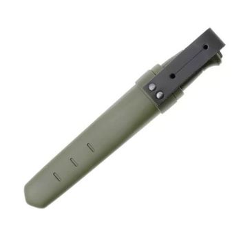 MO14528 Feststehendes Messer Mora Black Garberg grün aus Karbonstahl
