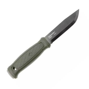 MO14528 Feststehendes Messer Mora Black Garberg grün aus Karbonstahl