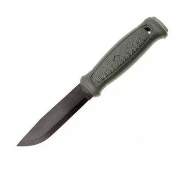 MO14528 Feststehendes Messer Mora Black Garberg grün aus Karbonstahl