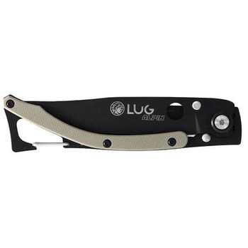 LUSP1TD Couteau pliant LUG "Alpin Titanium" manche G10 couleur désert