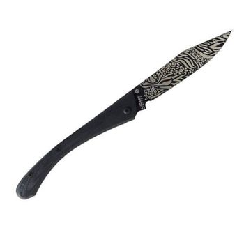 LUC63LTB2LE Couteau pliant LUG " C63 Animal noir" manche G10