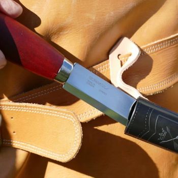 MO13605 Couteau lame fixe Mora classic n°3 bouleau teinté