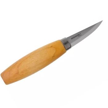 MO106.1600 Couteau à sculpter Mora 120 lame 6cm carbone laminé