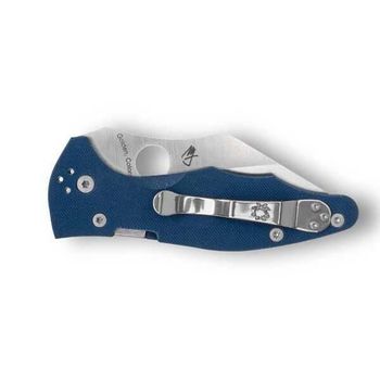 C85GPCBL2 Couteau pliant Spyderco Yojimbo 2 G10 bleu