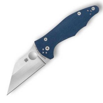 C85GPCBL2 Couteau pliant Spyderco Yojimbo 2 G10 bleu