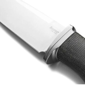 AH.BLB Feststehendes Messer LionSTEEL „ACHA“ micarta schwarz