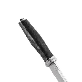 AH.BLB Feststehendes Messer LionSTEEL „ACHA“ micarta schwarz