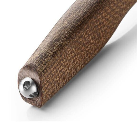 AH.BLN LionSTEEL ‘ACHA’ fixed knife natural micarta