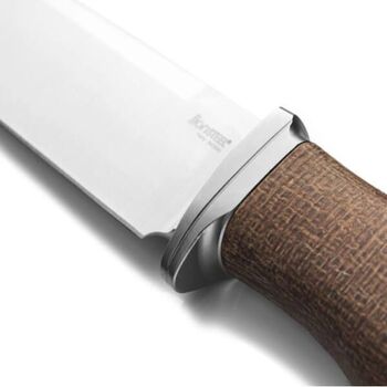 AH.BLN LionSTEEL ‘ACHA’ fixed knife natural micarta