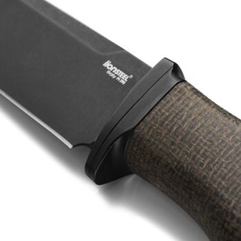 AHB.BLG LionSTEEL ‘ACHA’ green micarta fixed knife