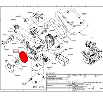980793648 Disque feutre à polir pour Affuteuse Dick SM-100 ou SM-130