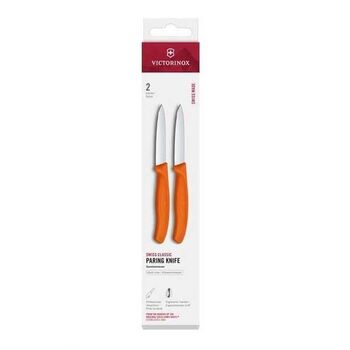 6.7603.2 Set 2 couteaux office Victorinox SwissClassic noir 8cm