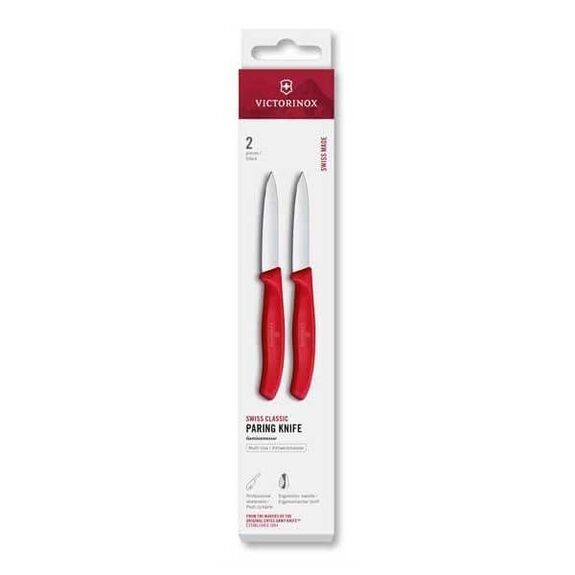 6.7603.2 Set 2 couteaux office Victorinox SwissClassic noir 8cm