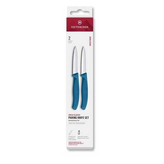 6.7691.2C1 Set 2 Officemesser Victorinox SwissClassic rot 8cm gezahnt/glatt