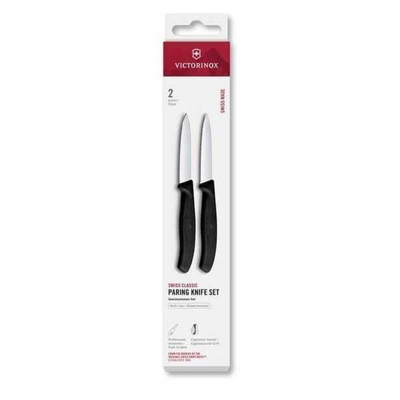 6.7691.2C1 Set 2 Officemesser Victorinox SwissClassic rot 8cm gezahnt/glatt